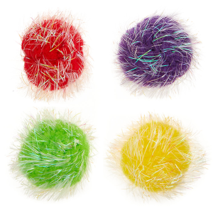 Sparkly Tinsel Balls